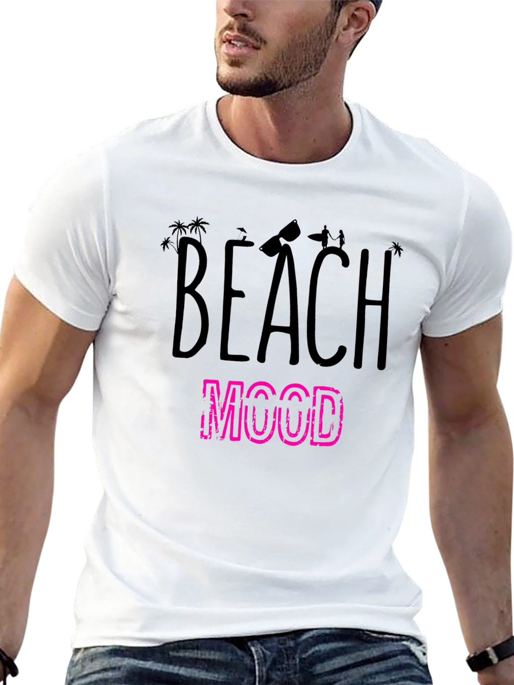 Beach Mood Graphic T-Shirt