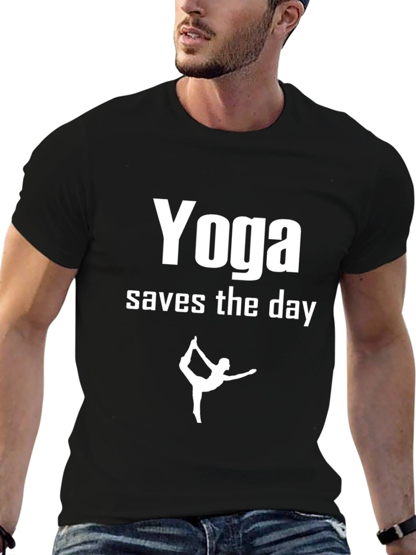 Yoga Saves the Day Graphic Tee