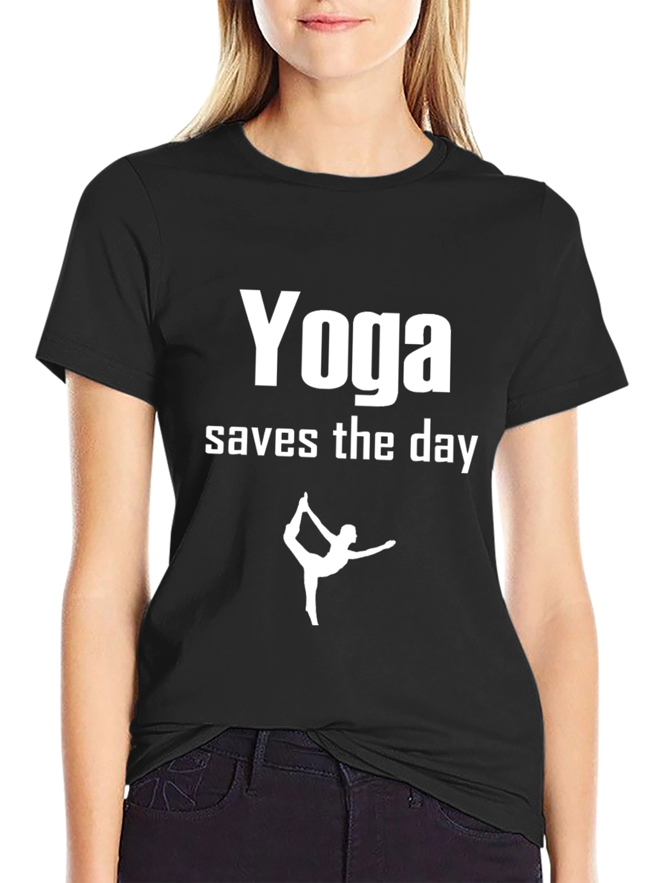 Yoga Saves the Day Graphic Tee