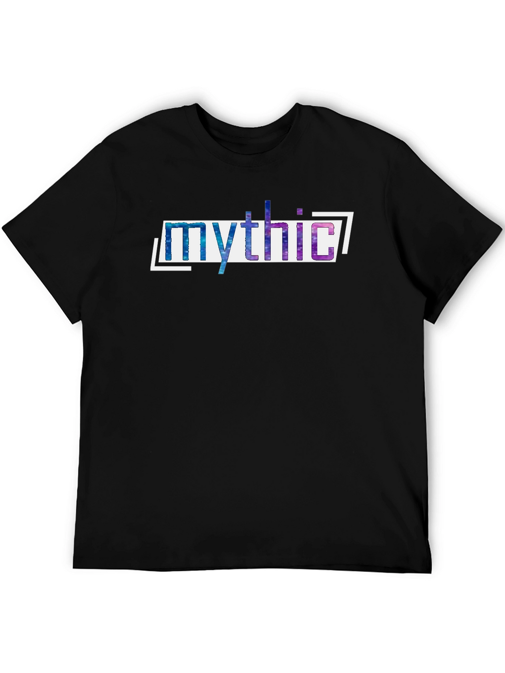 Mythic Galaxy Print Black T-Shirt