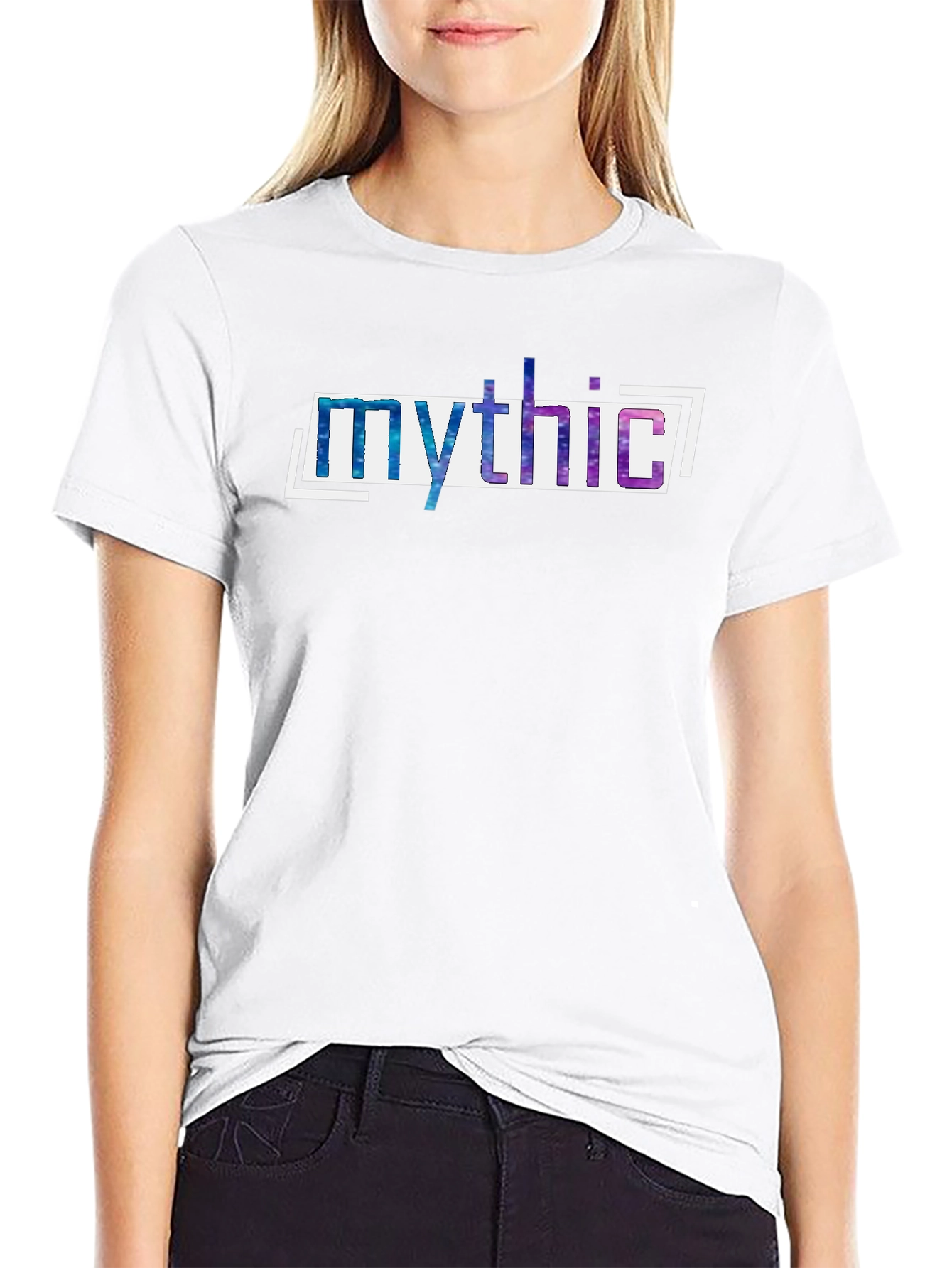 Mythic Galaxy Print Black T-Shirt