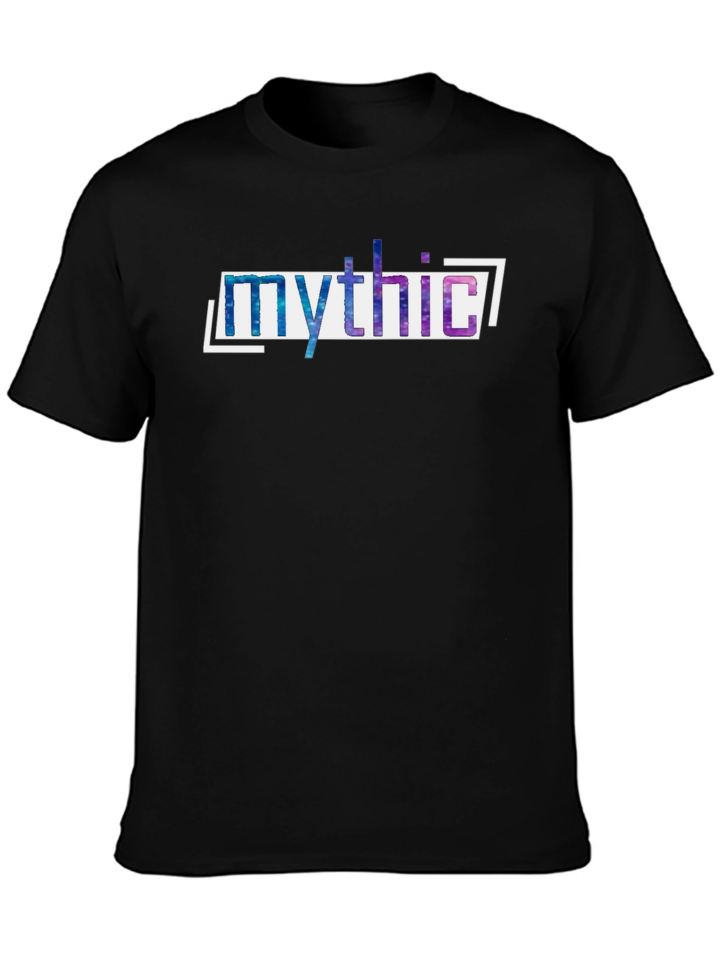 Mythic Galaxy Print Black T-Shirt