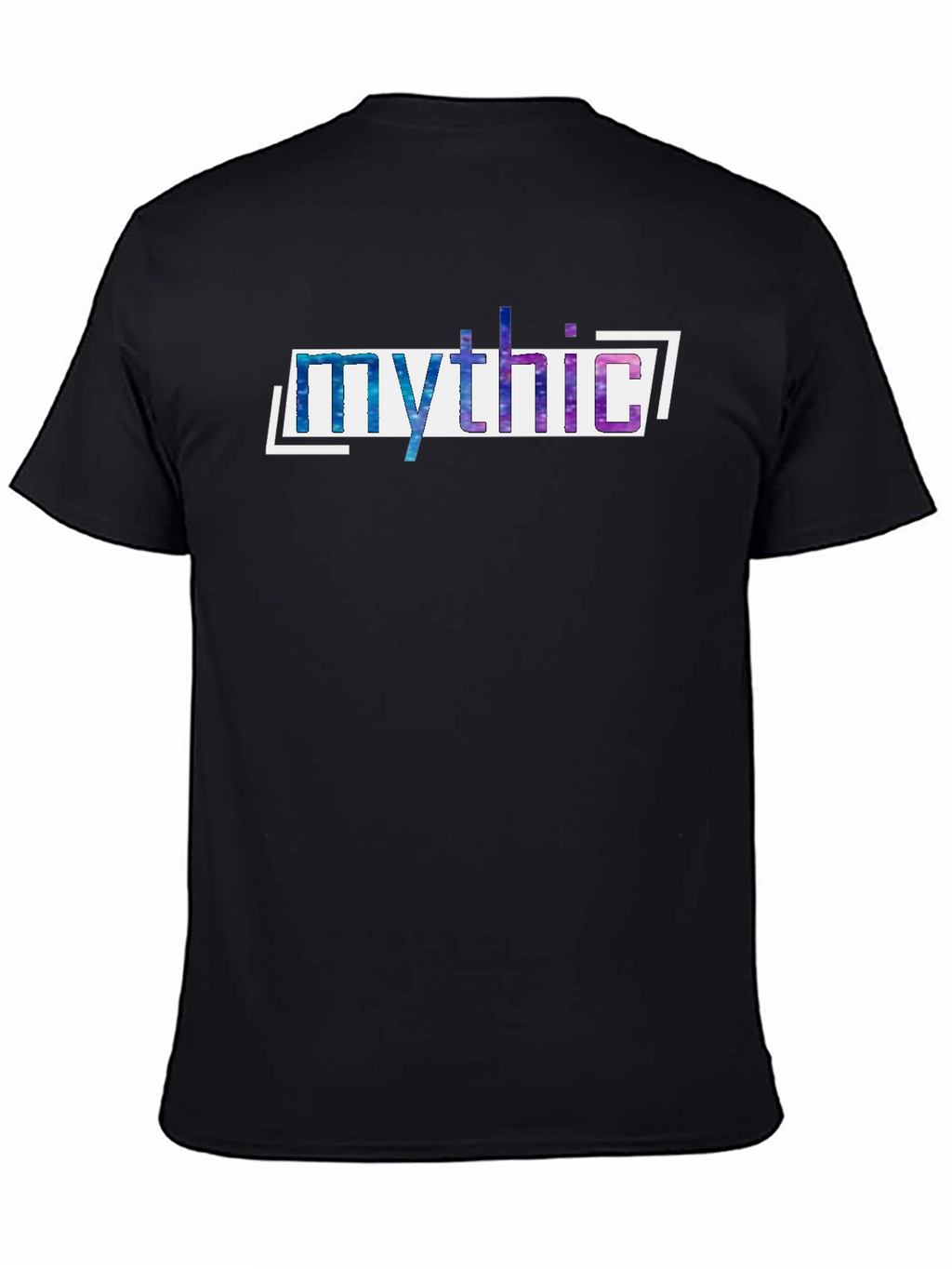 Mythic Galaxy Print Black T-Shirt