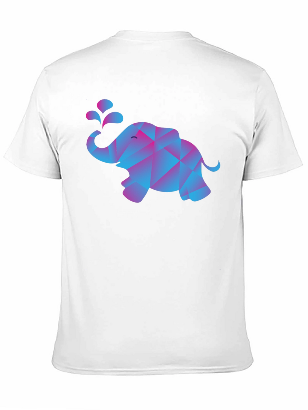 Geometric Elephant T-Shirt - Modern Abstract Design