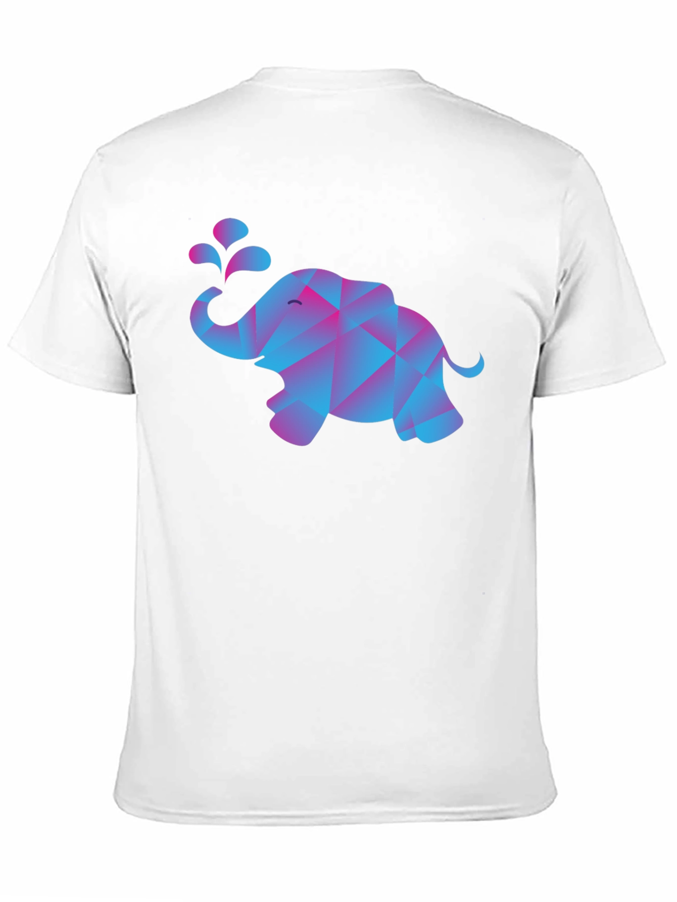 Geometric Elephant T-Shirt - Modern Abstract Design