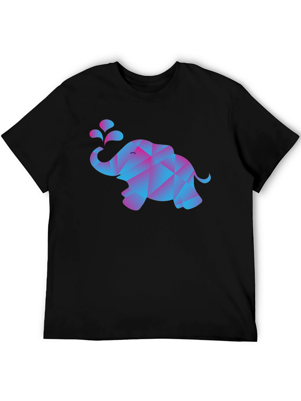 Geometric Elephant T-Shirt - Modern Abstract Design