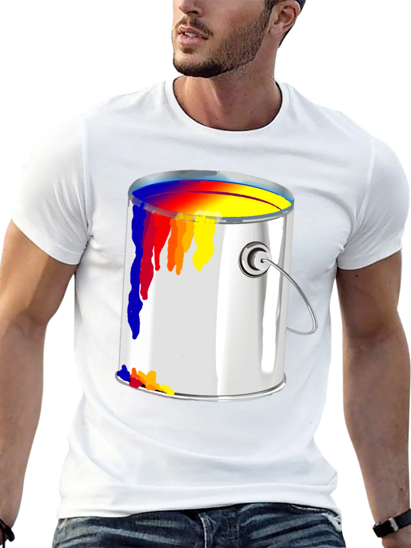 Paint Can T-Shirt - Artistic Design