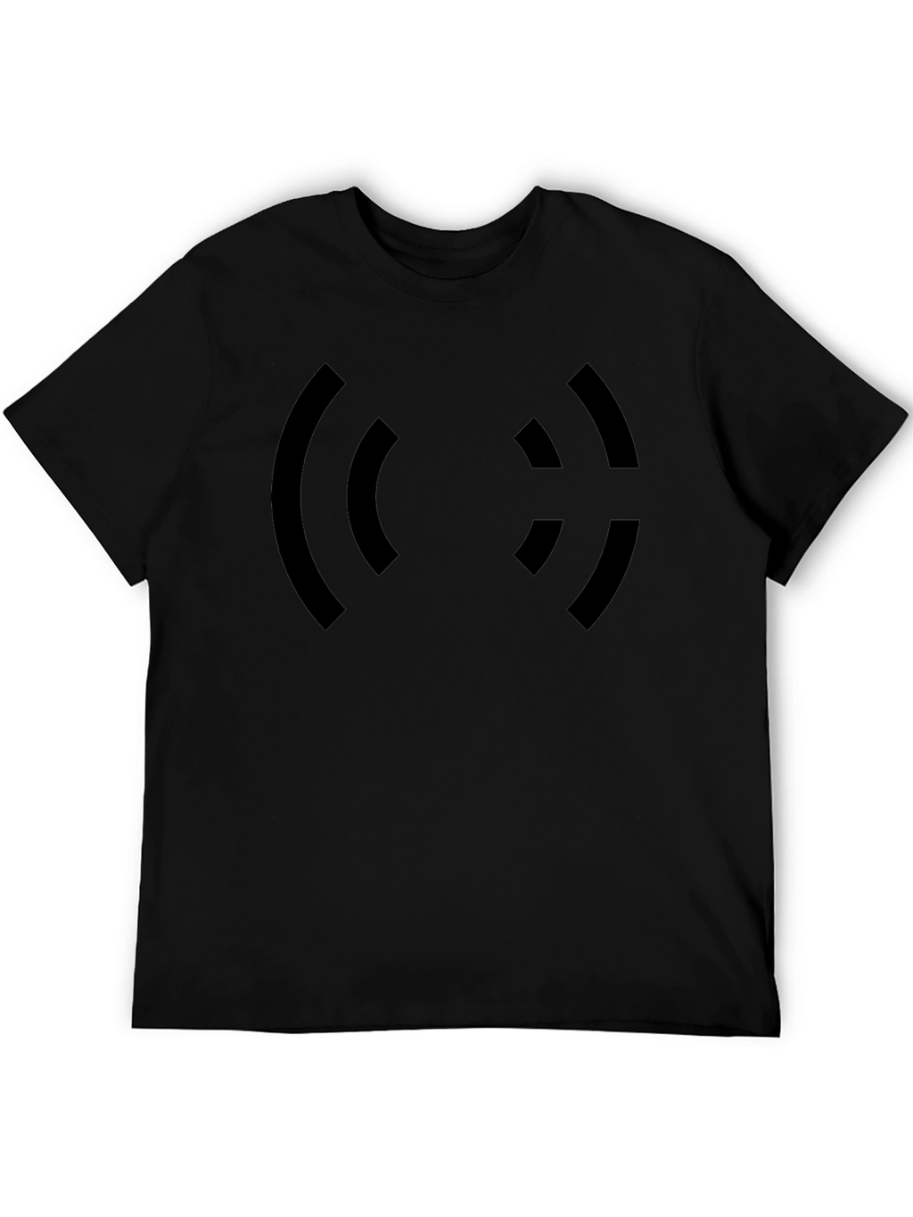 Abstract Graphic Black T-Shirt - Modern Casual Wear