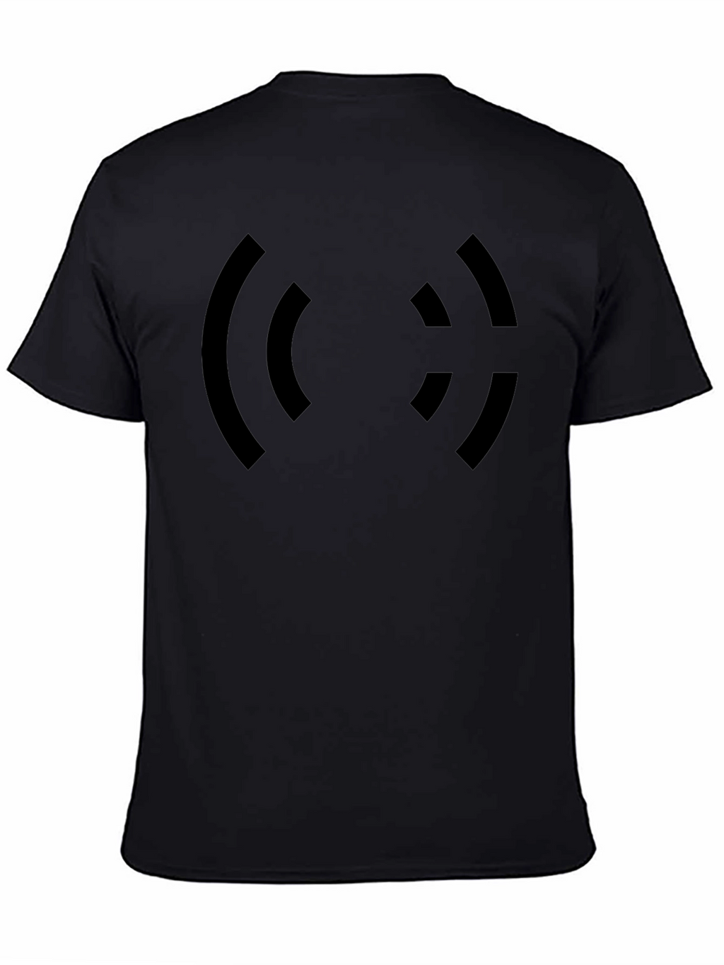 Abstract Graphic Black T-Shirt - Modern Casual Wear