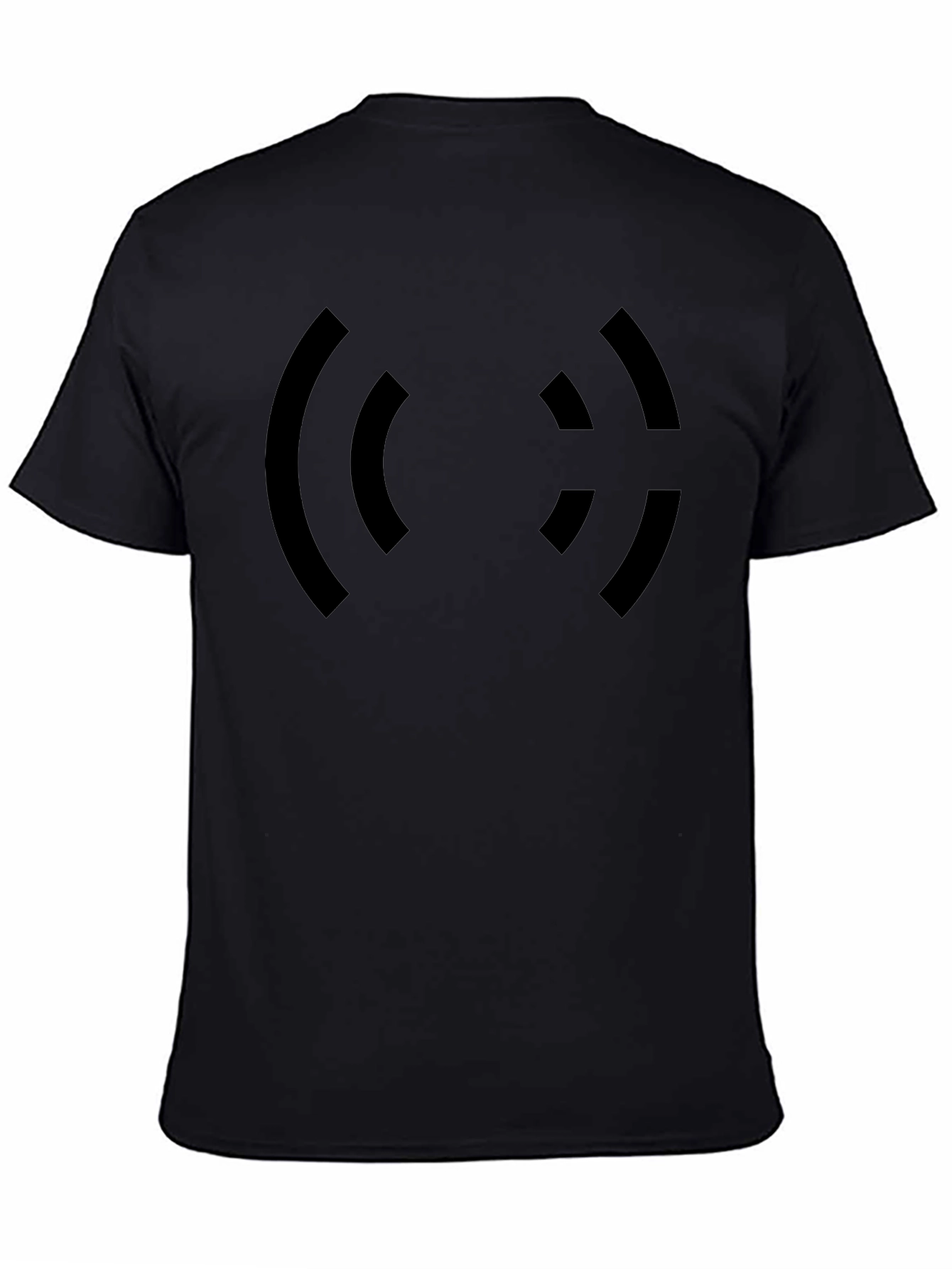 Abstract Graphic Black T-Shirt - Modern Casual Wear