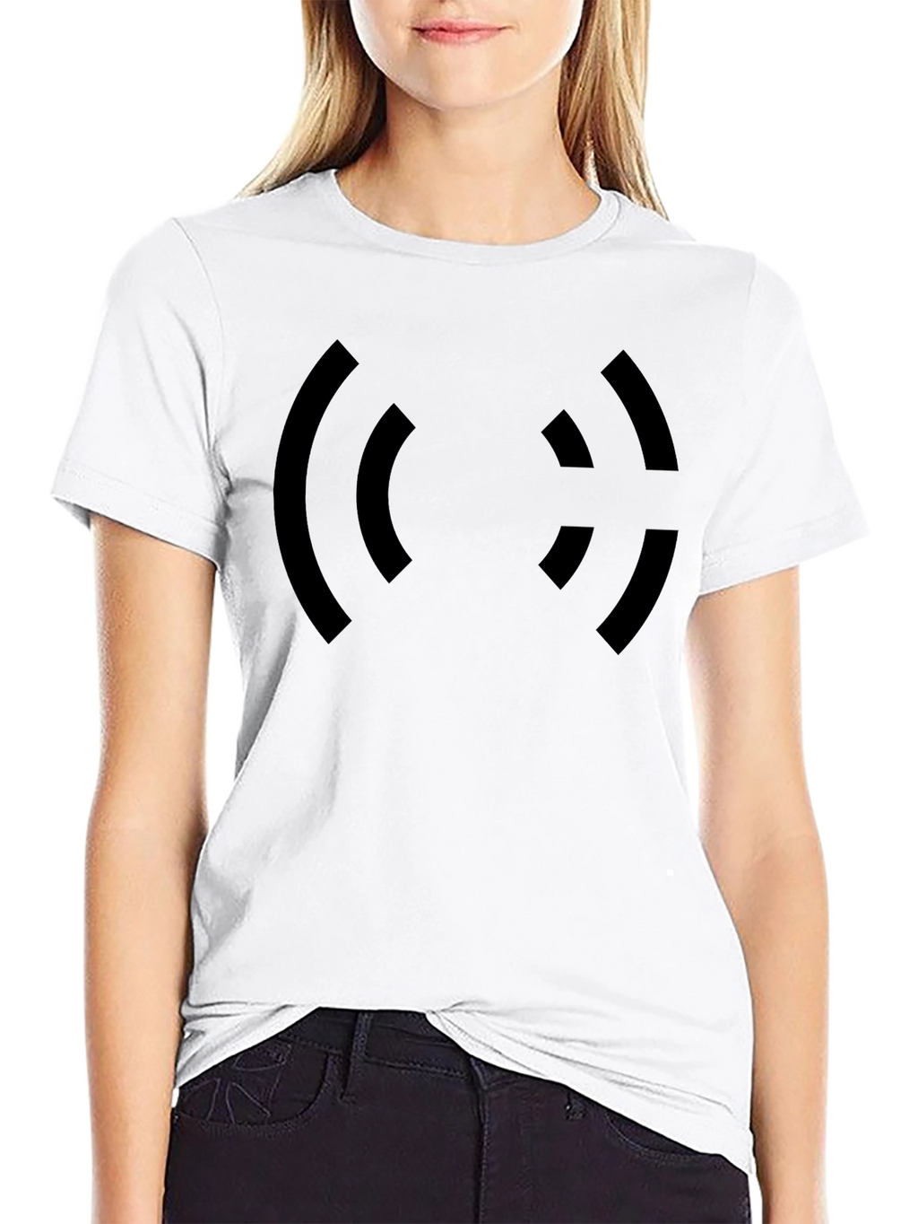 Abstract Graphic Black T-Shirt - Modern Casual Wear