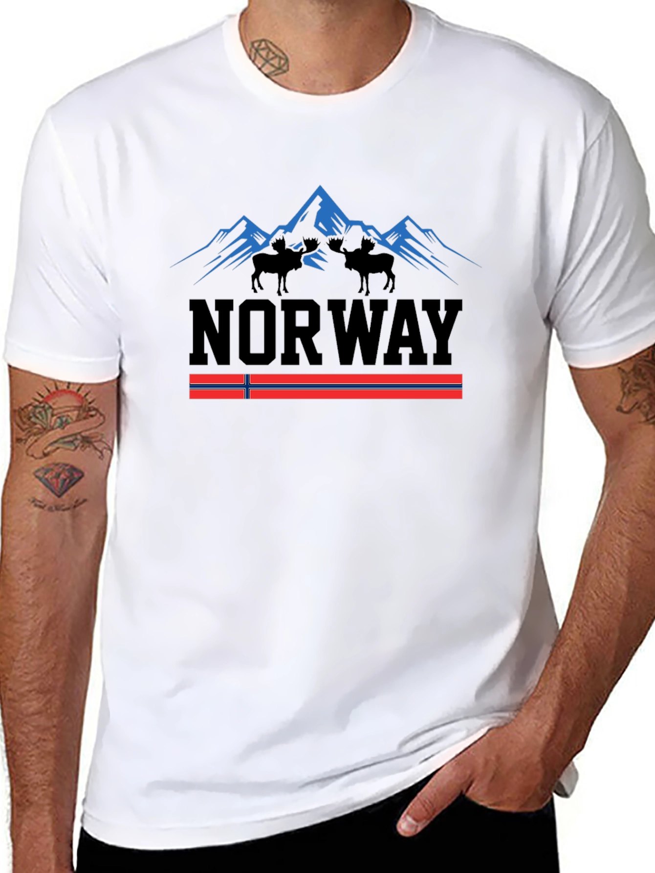Norway Graphic Tee - Moose Mountain Design