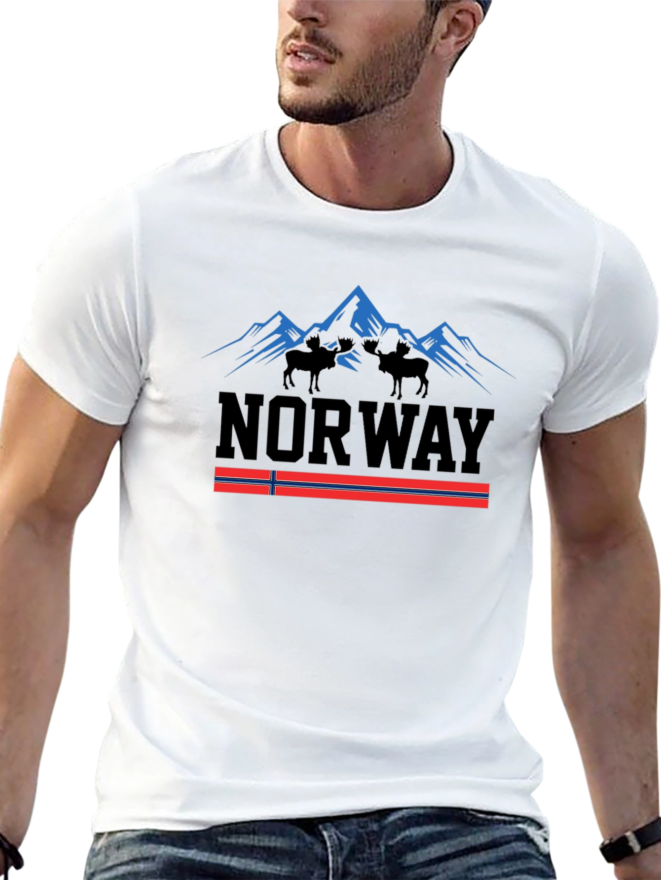 Norway Graphic Tee - Moose Mountain Design