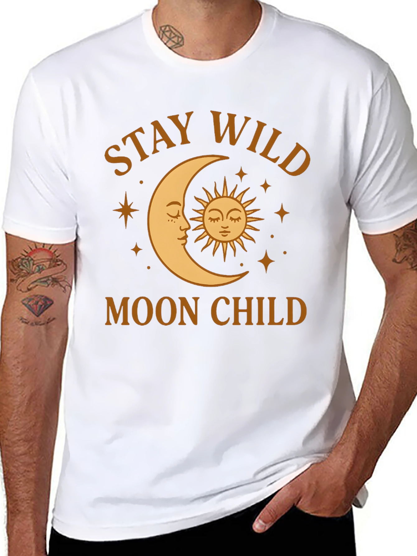 Stay Wild Moon Child Graphic T-Shirt