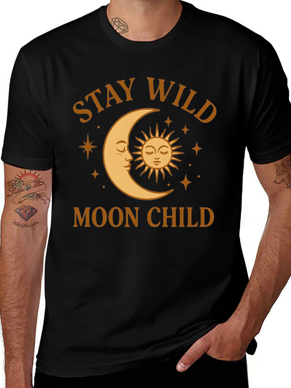 Stay Wild Moon Child Graphic T-Shirt