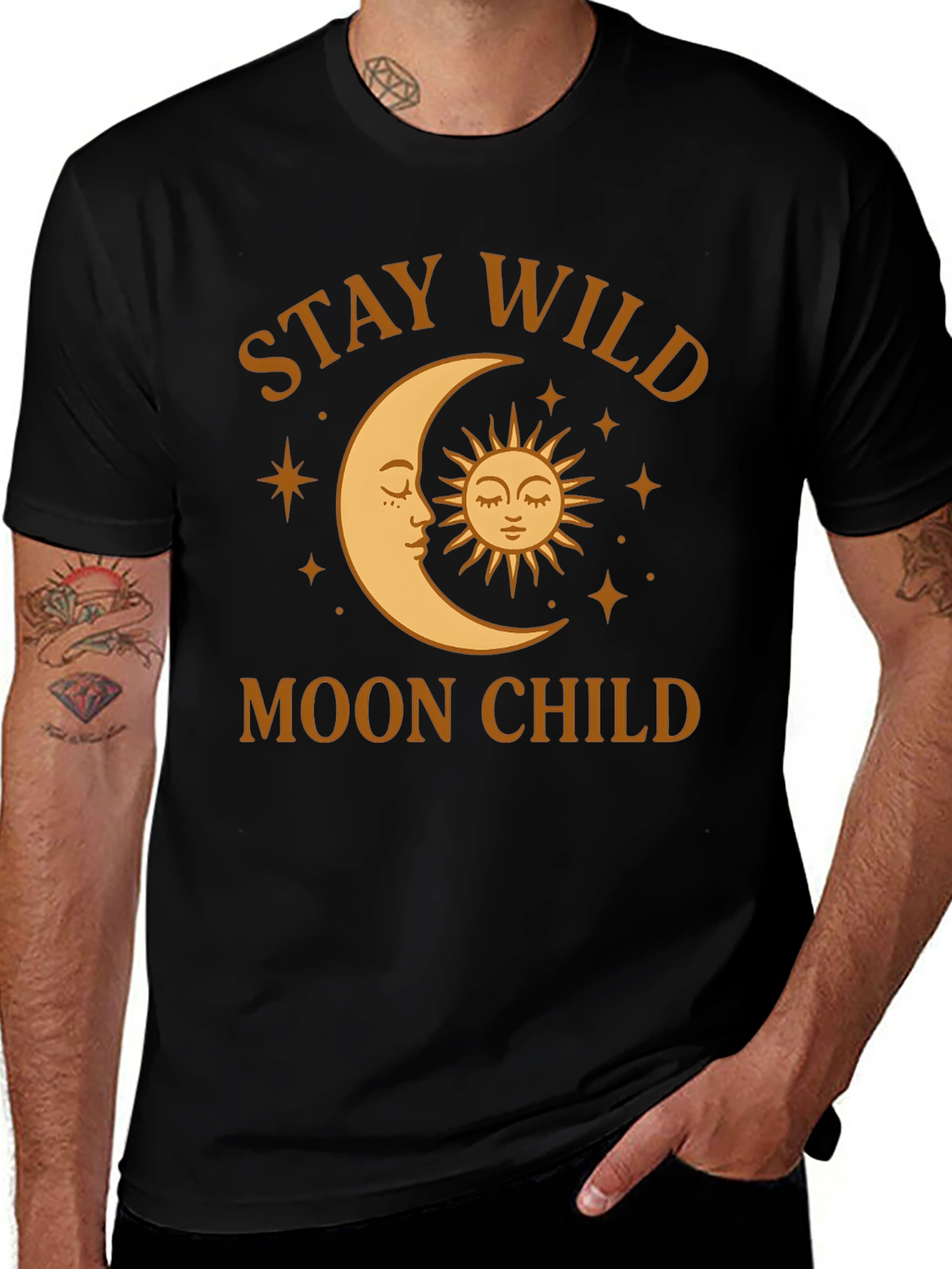 Stay Wild Moon Child Graphic T-Shirt