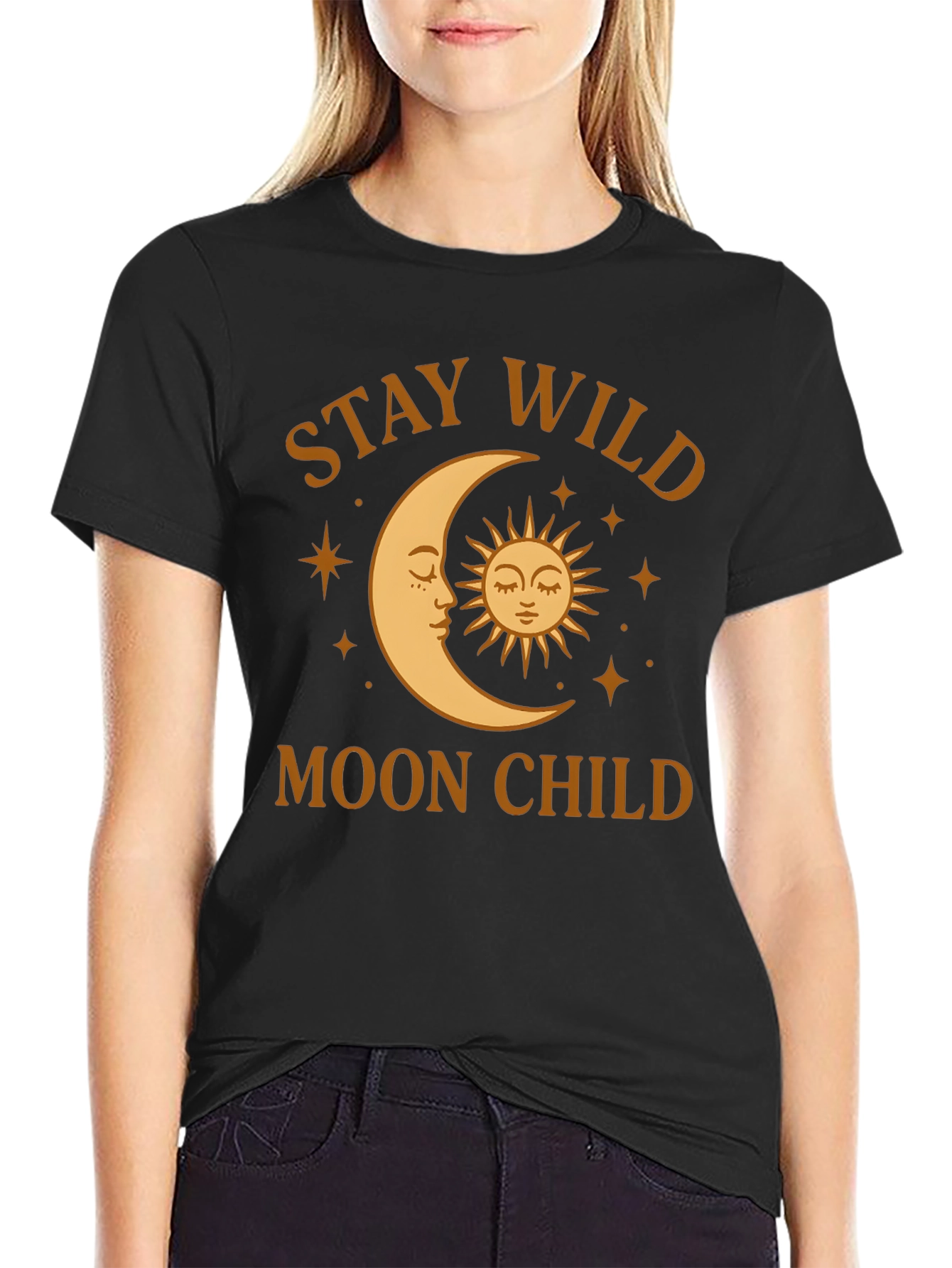 Stay Wild Moon Child Graphic T-Shirt