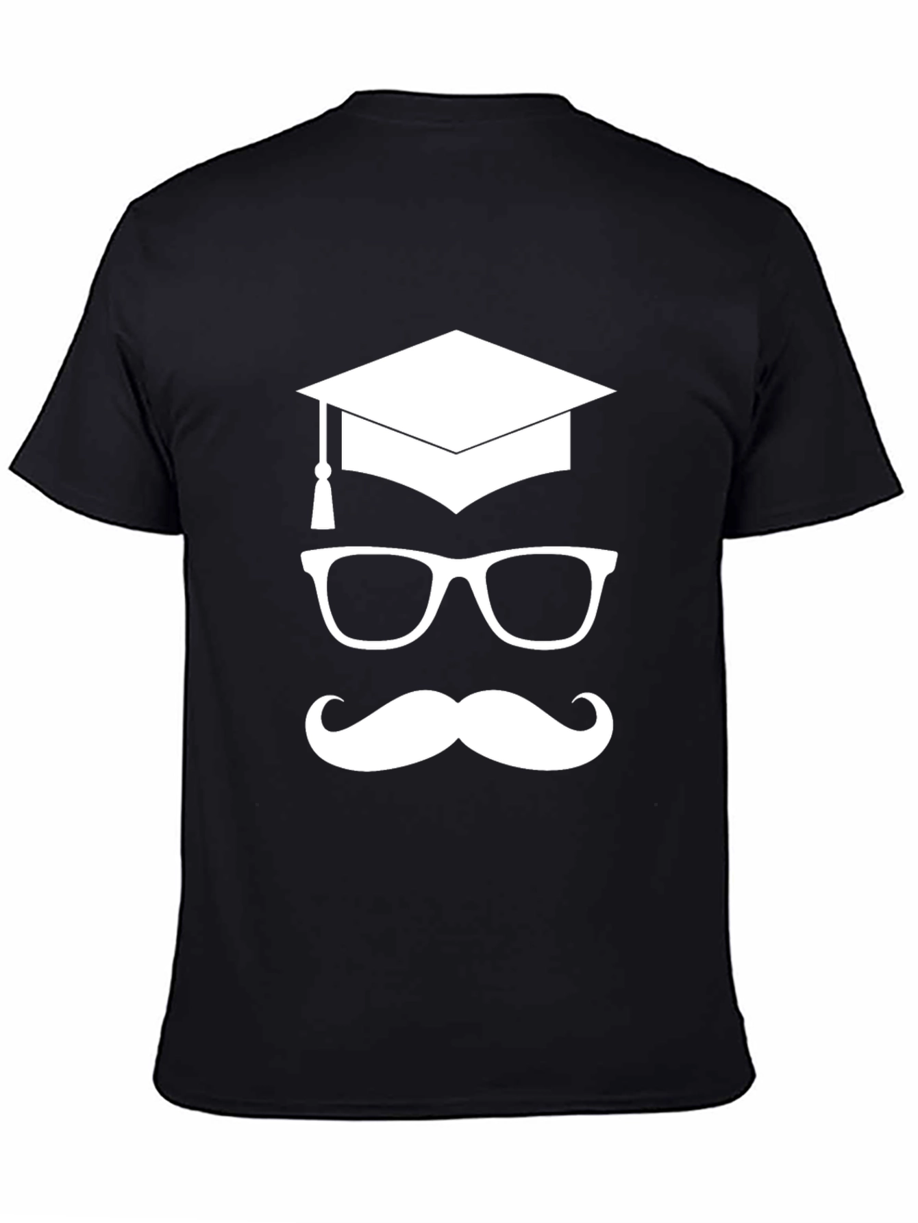 Graduation Glasses & Mustache T-Shirt