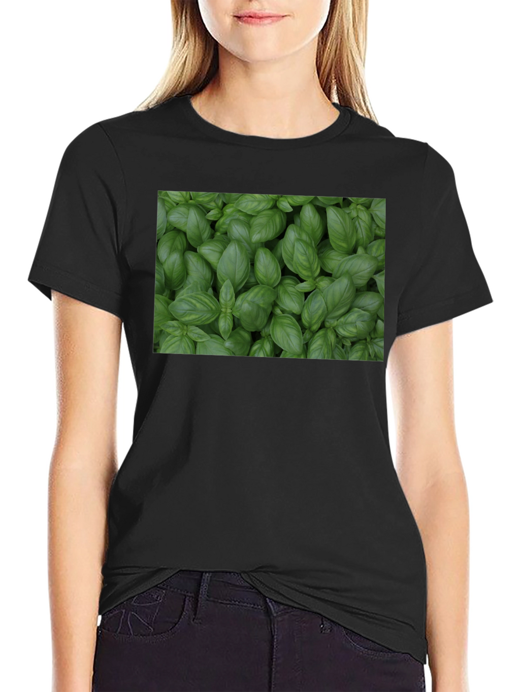 Basil Plant T-Shirt - Fresh Herb Garden Tee
