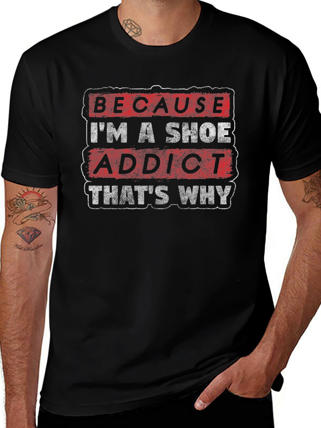 Shoe Addict Graphic Tee - Funny Statement Shirt