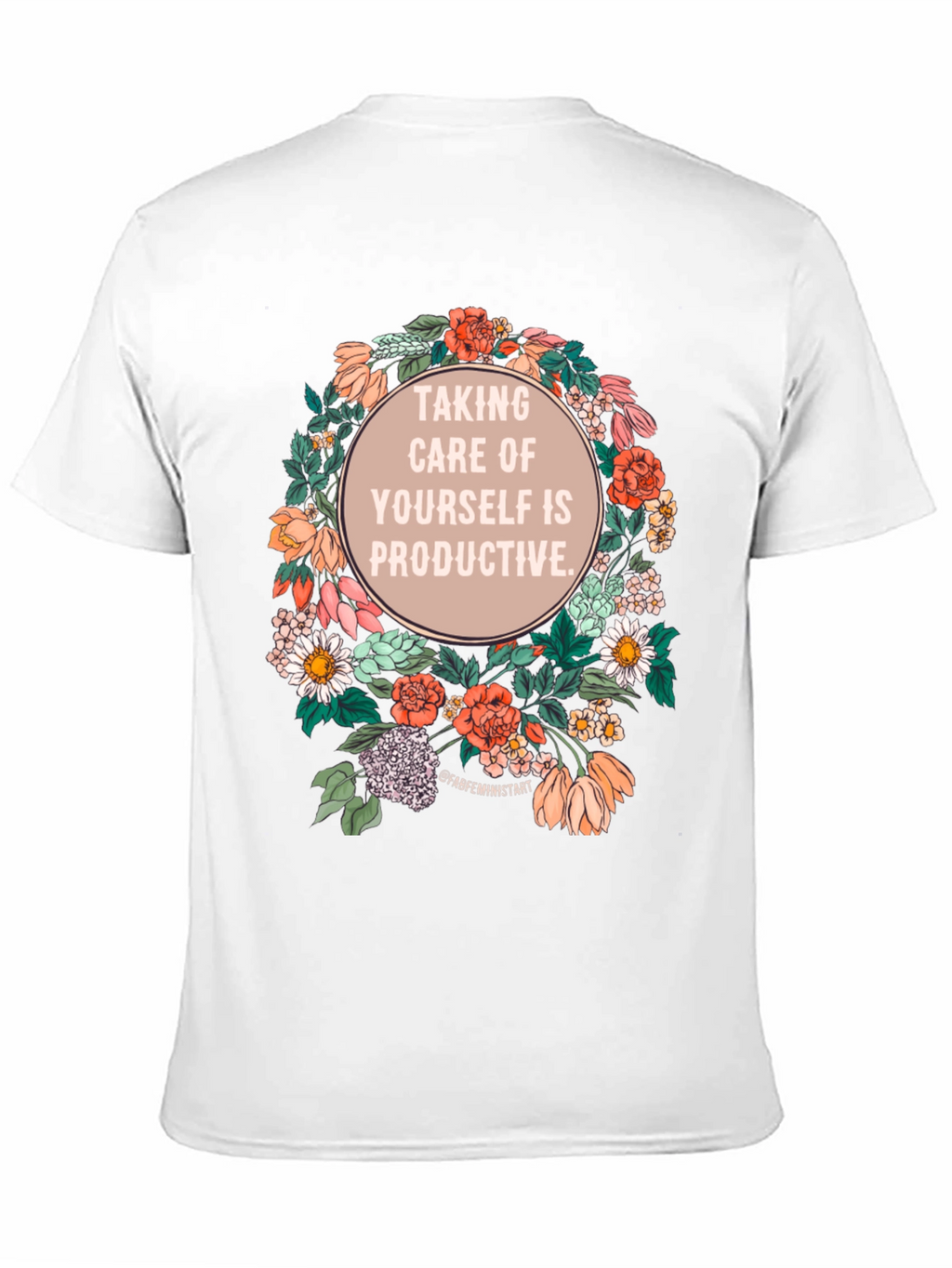 Self-Care is Productive Floral T-Shirt