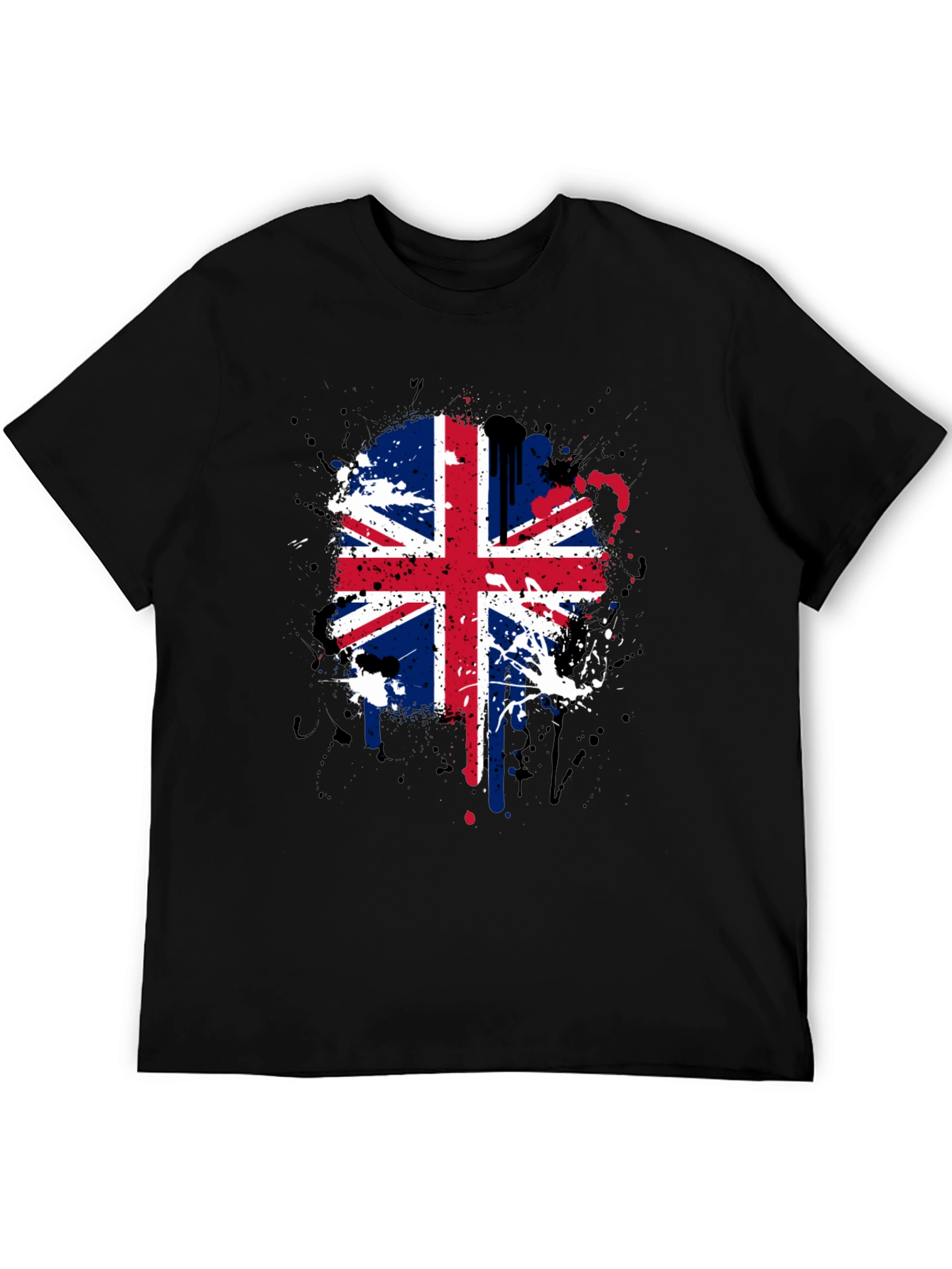 Union Jack Splatter Tee - Cool UK Flag Graphic T-Shirt