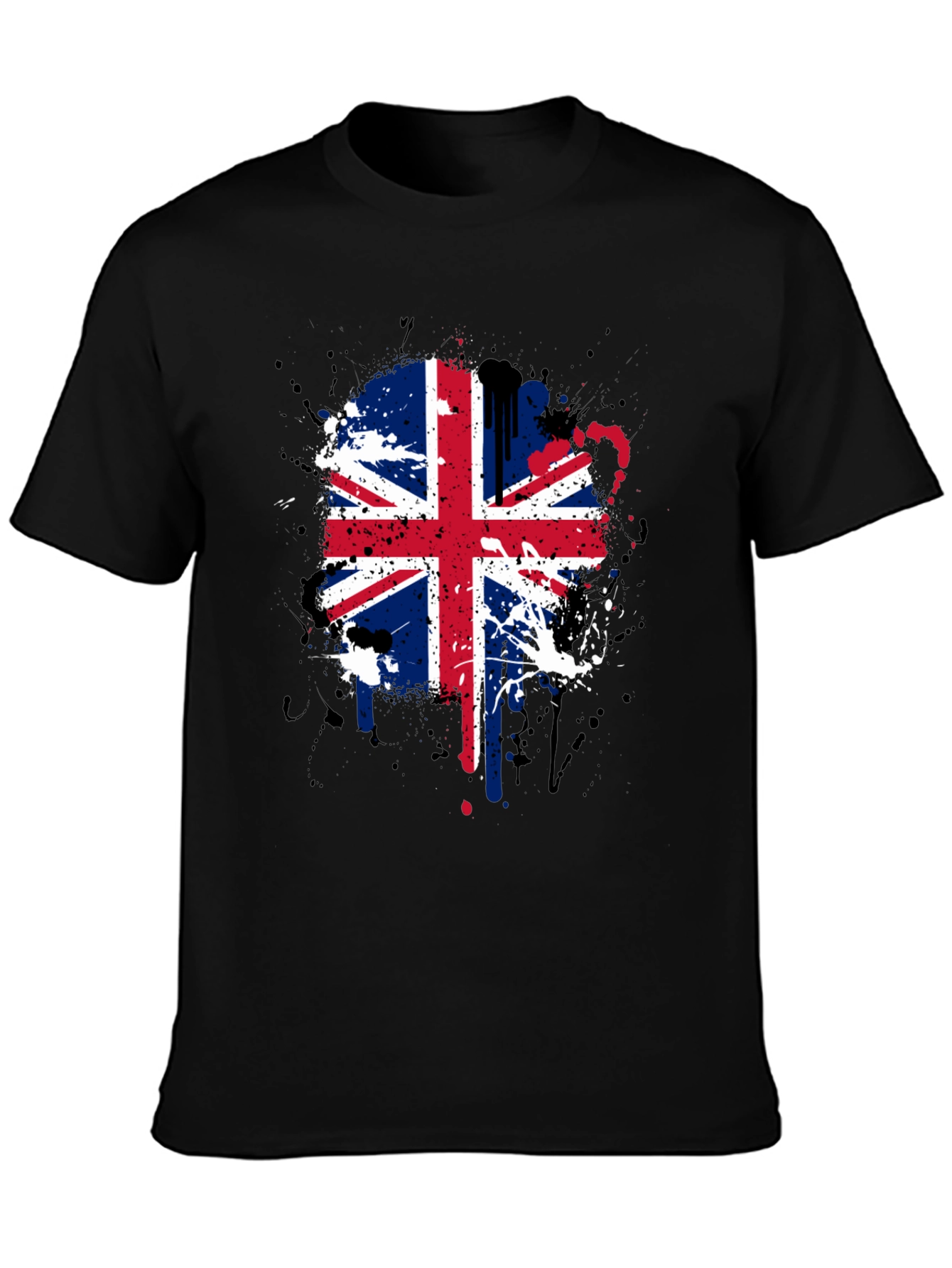 Union Jack Splatter Tee - Cool UK Flag Graphic T-Shirt