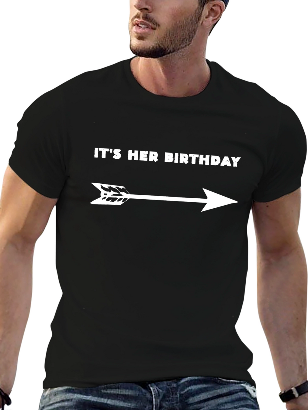 Its Her Birthday Arrow T-Shirt - Funny Gift