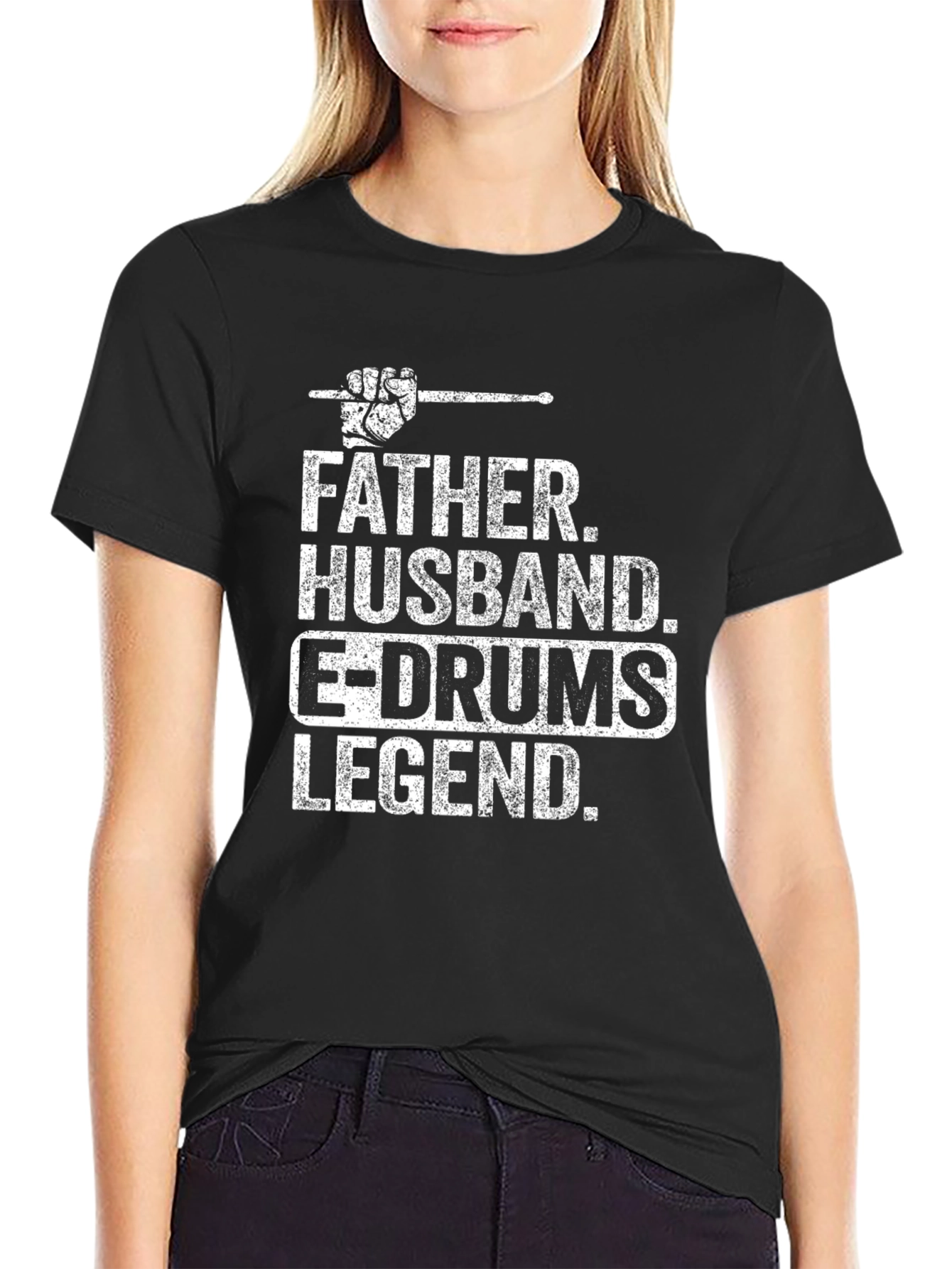 Father Husband E-Drums Legend T-Shirt