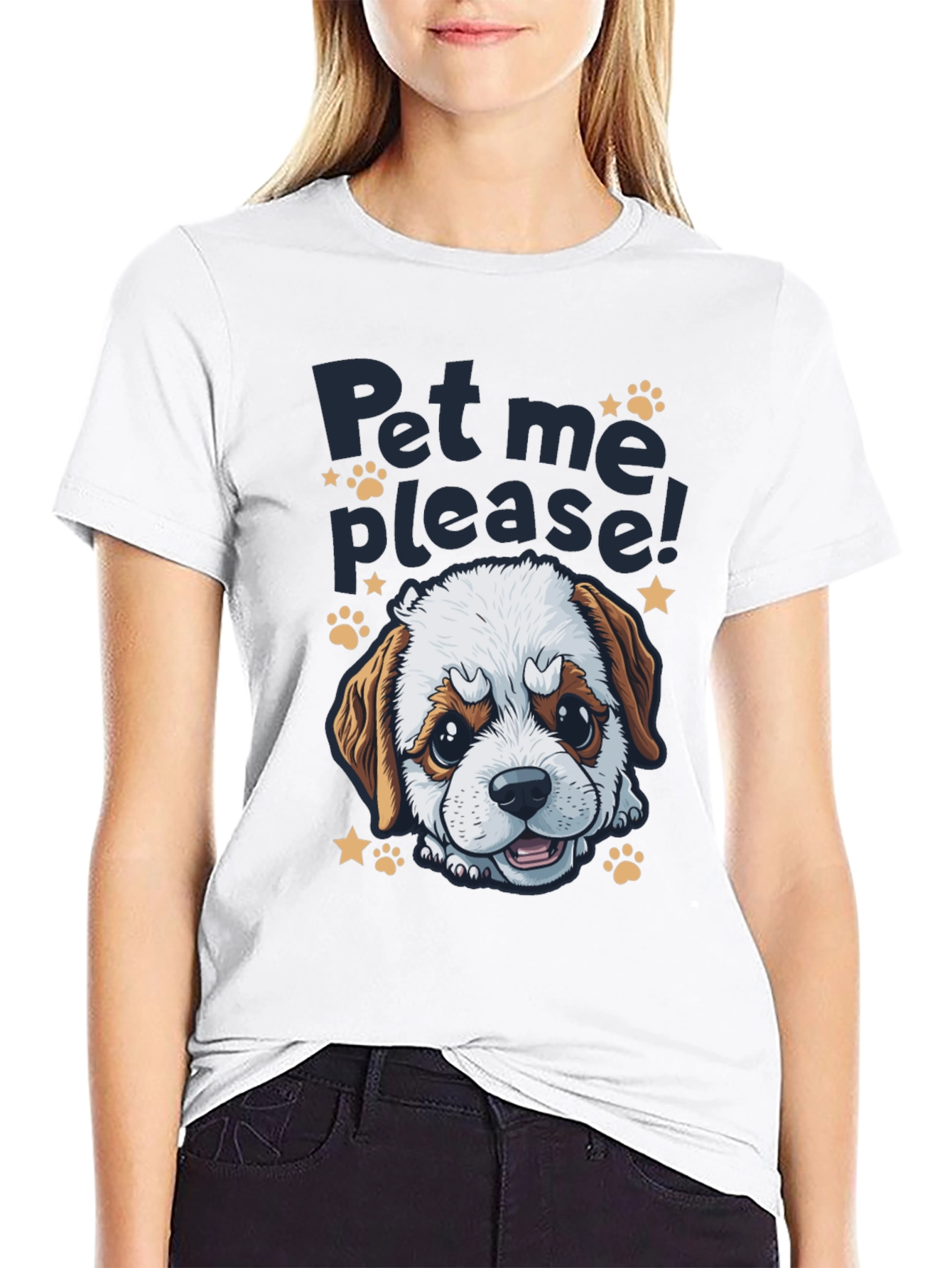 Pet Me Please Puppy T-Shirt