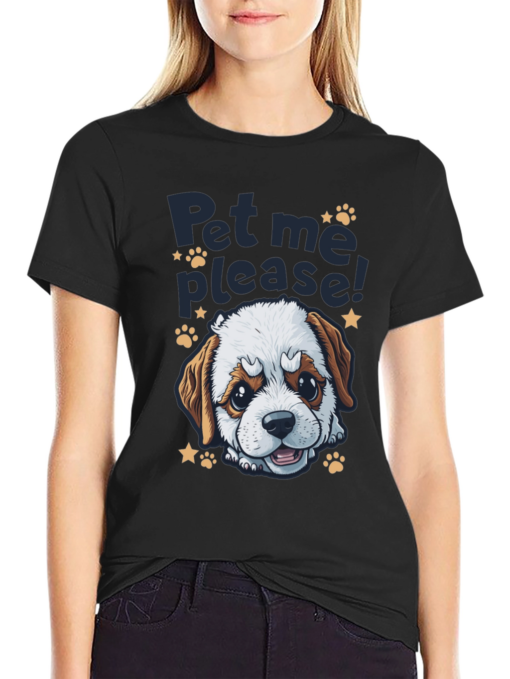 Pet Me Please Puppy T-Shirt