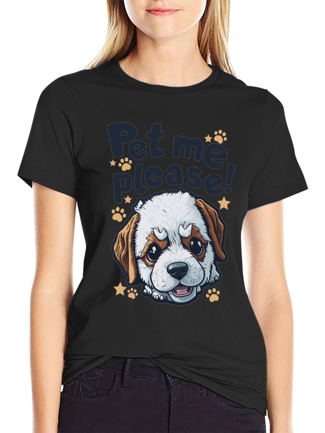 Pet Me Please Puppy T-Shirt