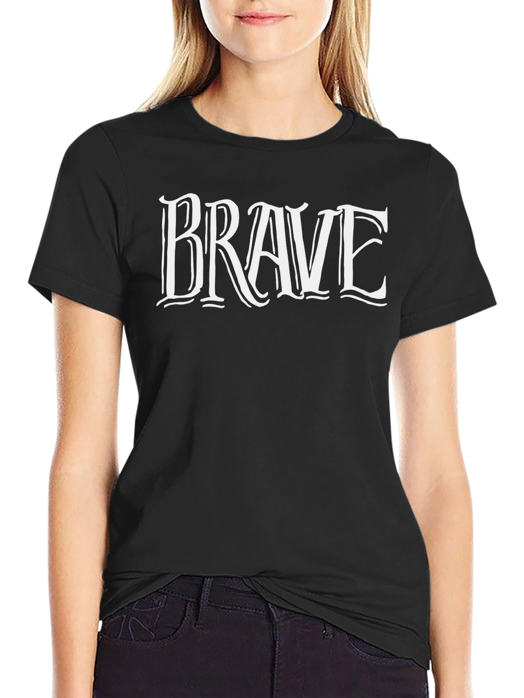 Brave Graphic Tee - Classic Style
