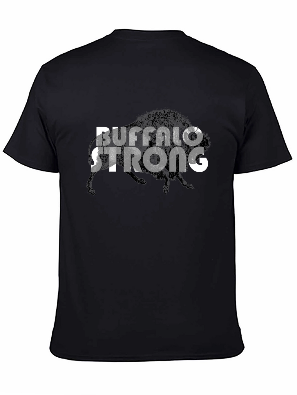 Buffalo Strong Graphic Tee - Black