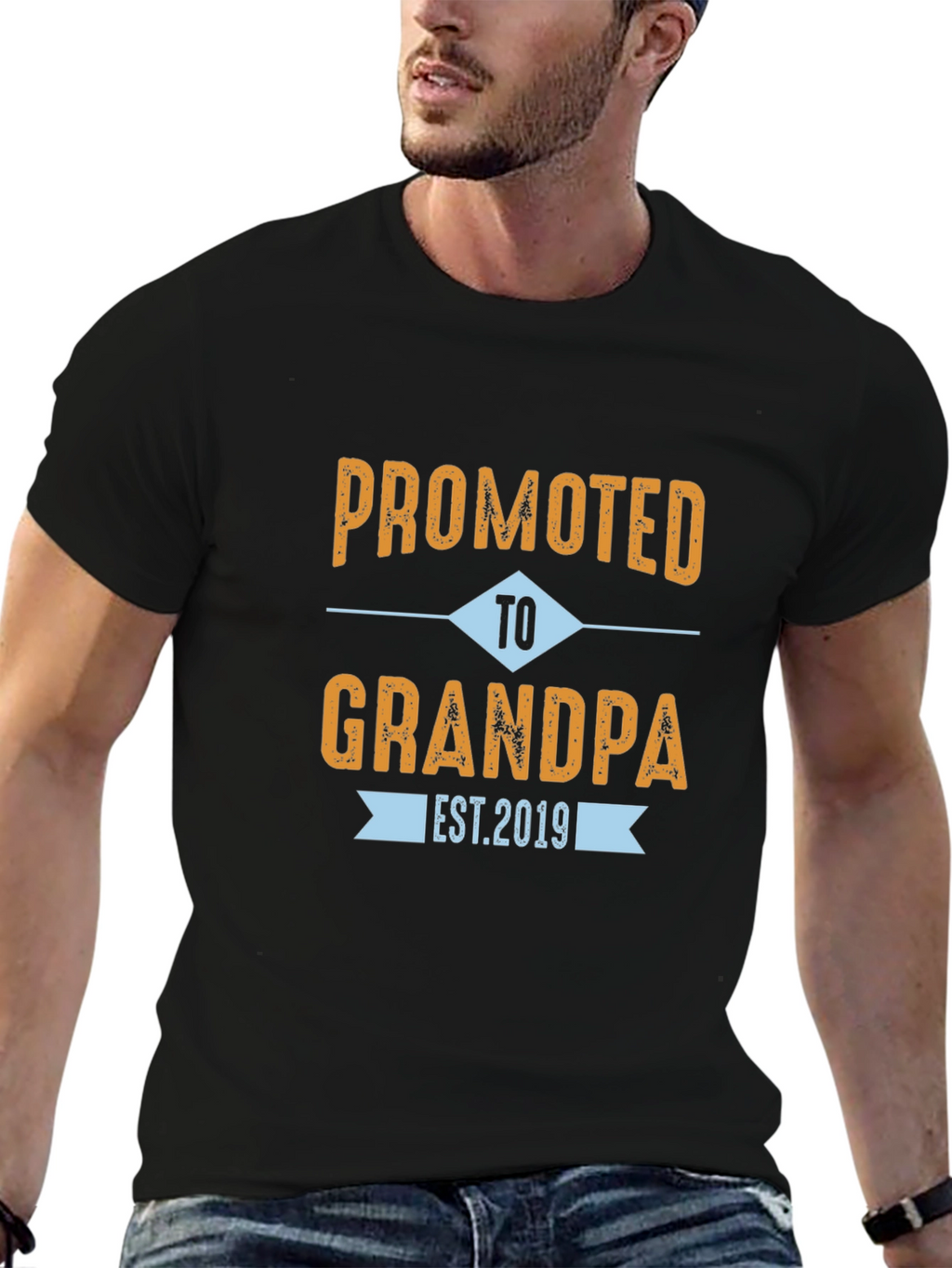 Promoted to Grandpa Est. 2019 T-Shirt