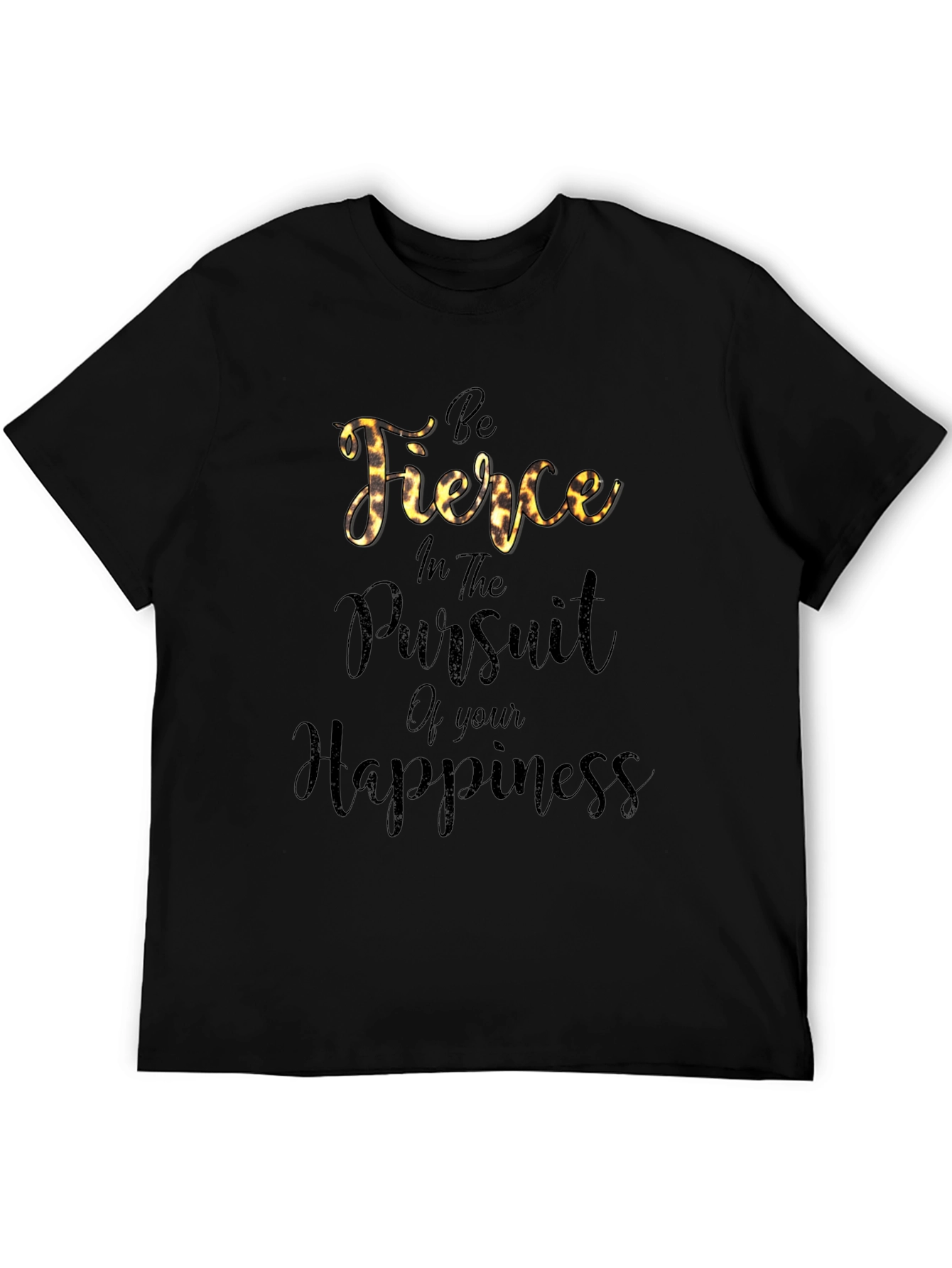 Be Fierce Black Graphic Tee