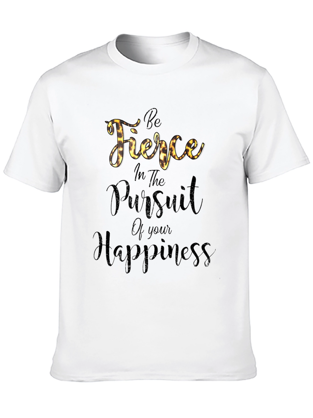 Be Fierce Black Graphic Tee