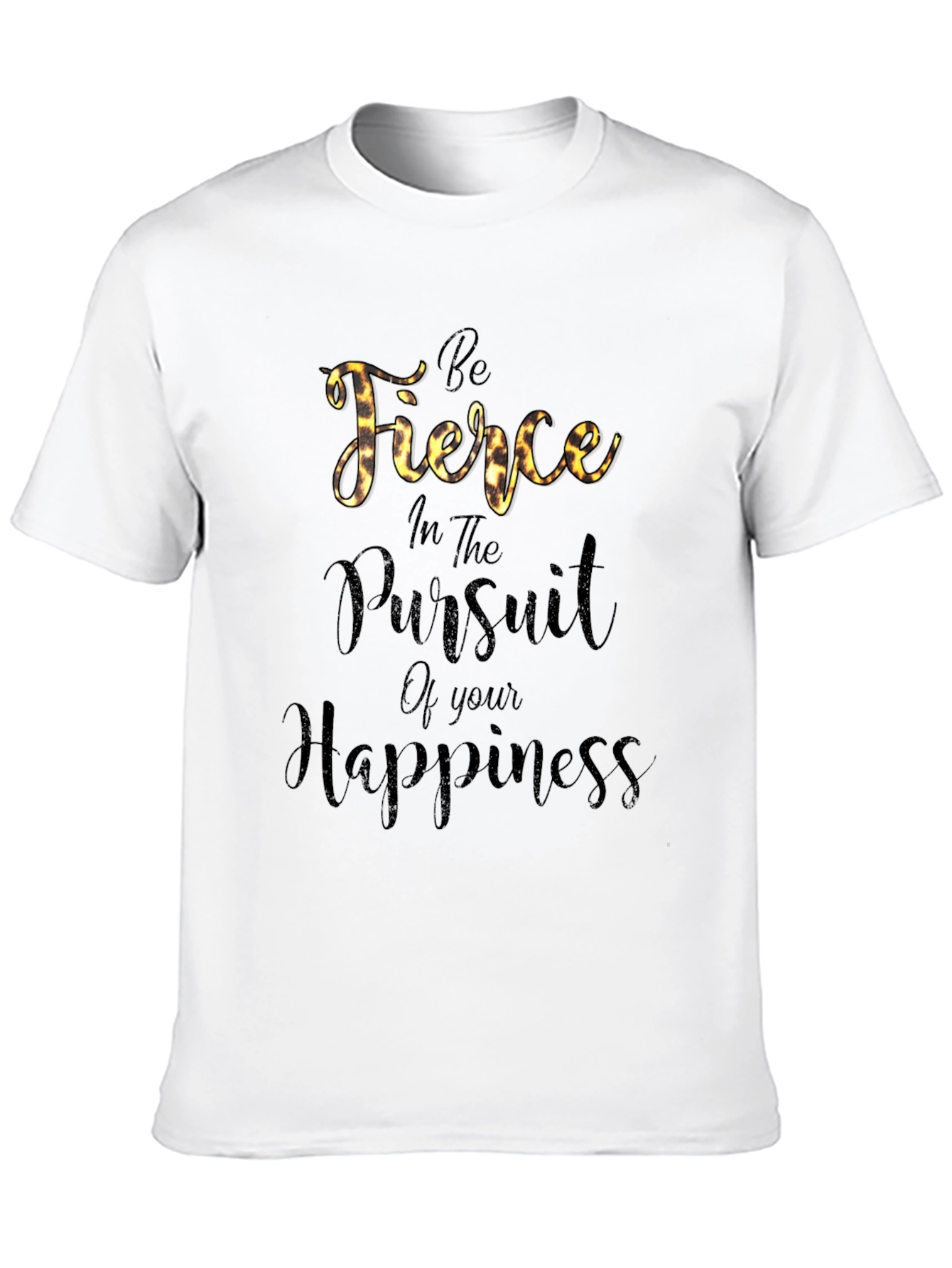 Be Fierce Black Graphic Tee