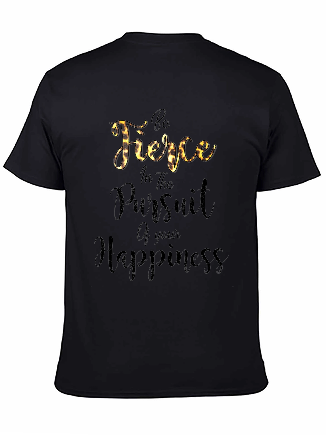Be Fierce Black Graphic Tee