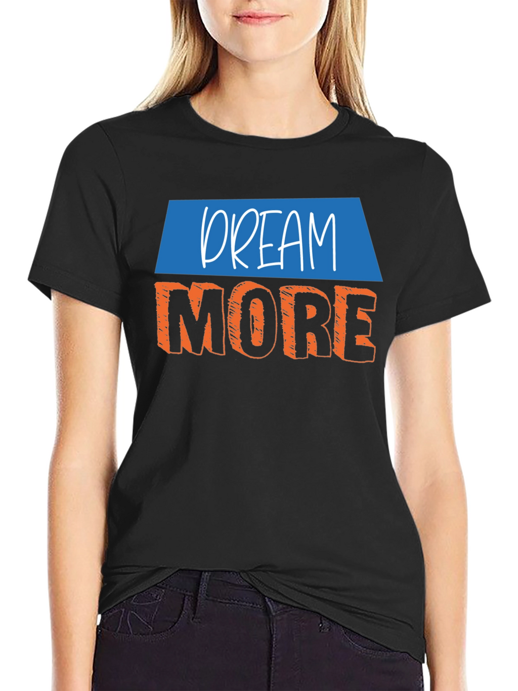 Dream More Graphic Tee - Mens Black T-Shirt