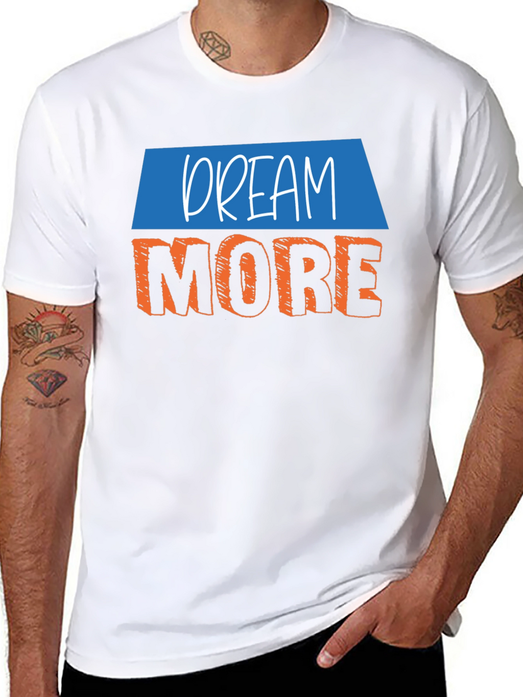 Dream More Graphic Tee - Mens Black T-Shirt