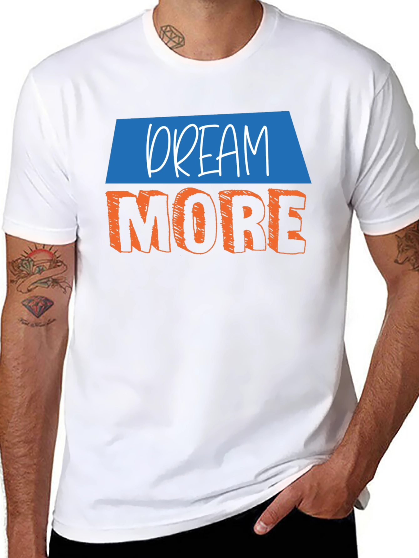 Dream More Graphic Tee - Mens Black T-Shirt