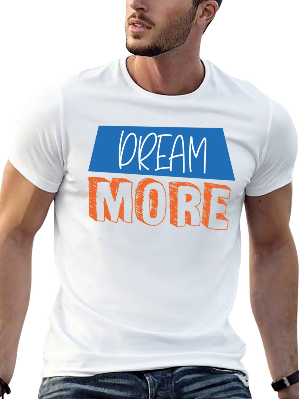 Dream More Graphic Tee - Mens Black T-Shirt