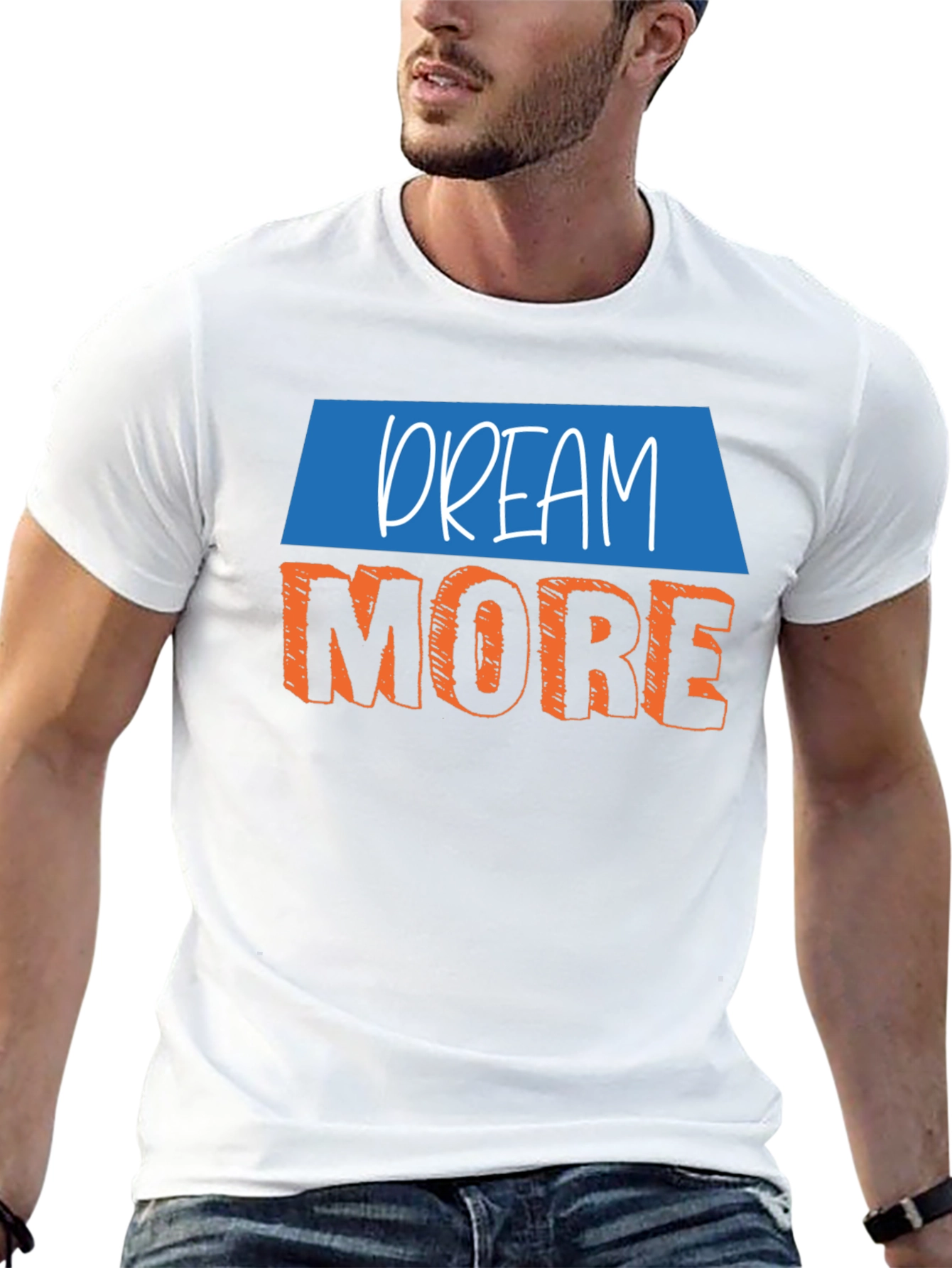 Dream More Graphic Tee - Mens Black T-Shirt