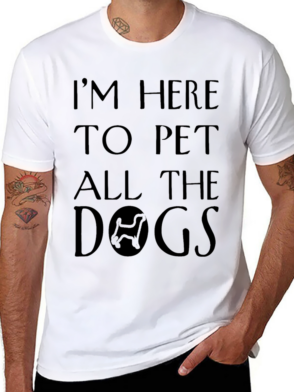 Pet All The Dogs Graphic Tee