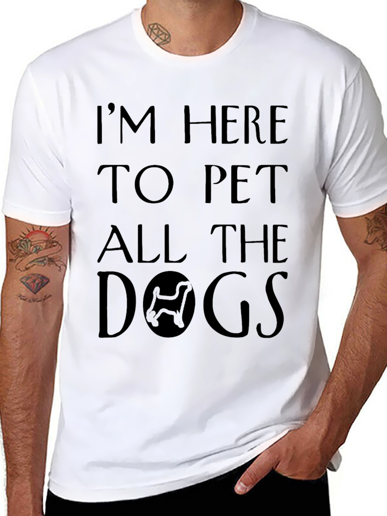 Pet All The Dogs Graphic Tee