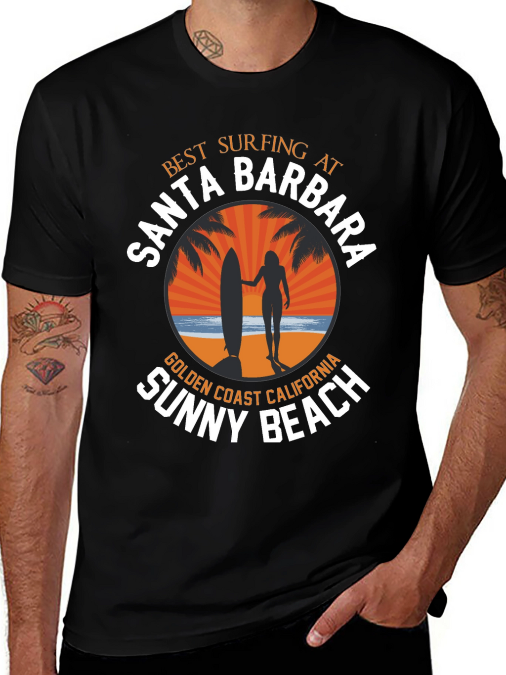 Santa Barbara Surfing T-Shirt