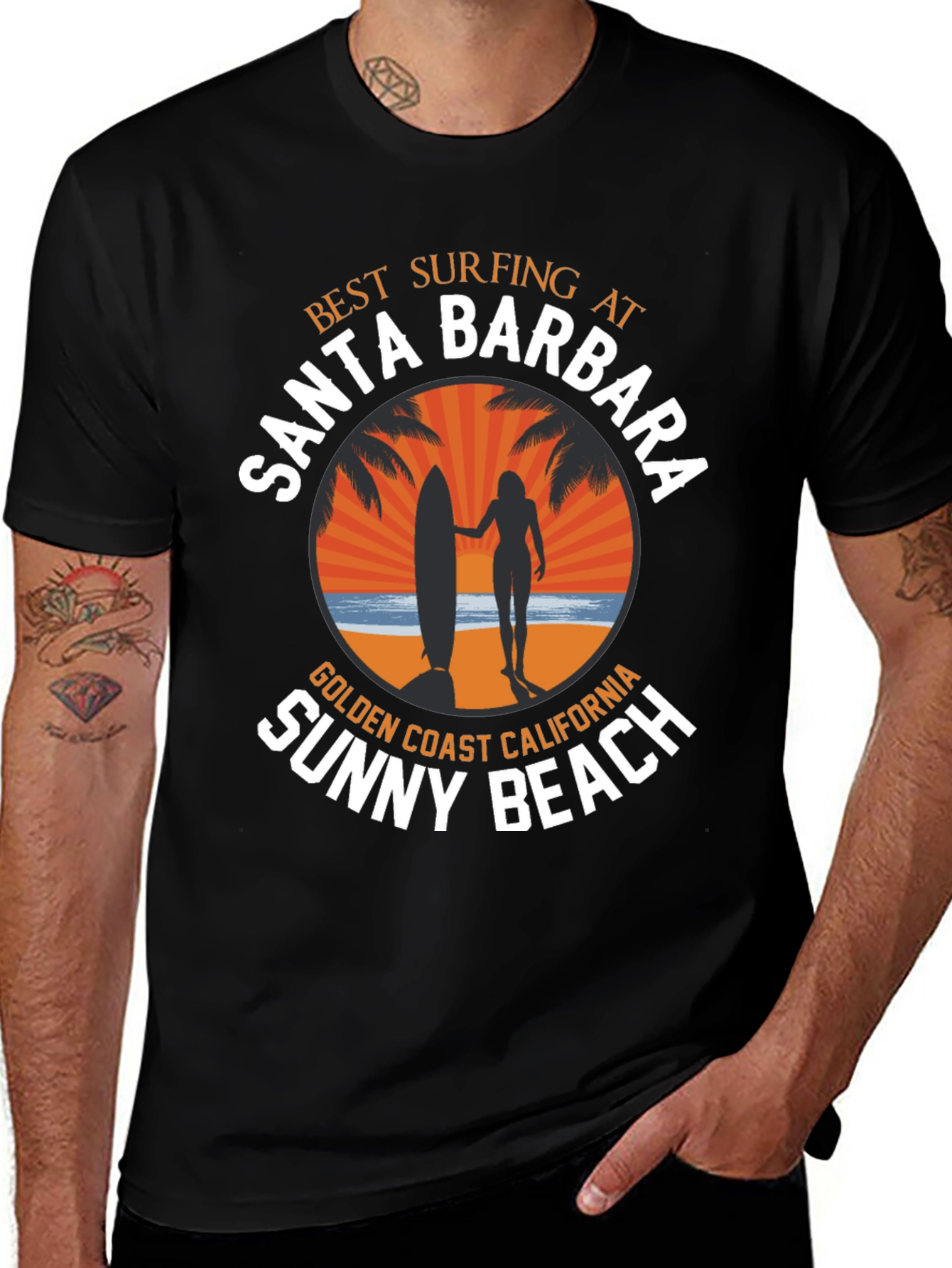 Santa Barbara Surfing T-Shirt