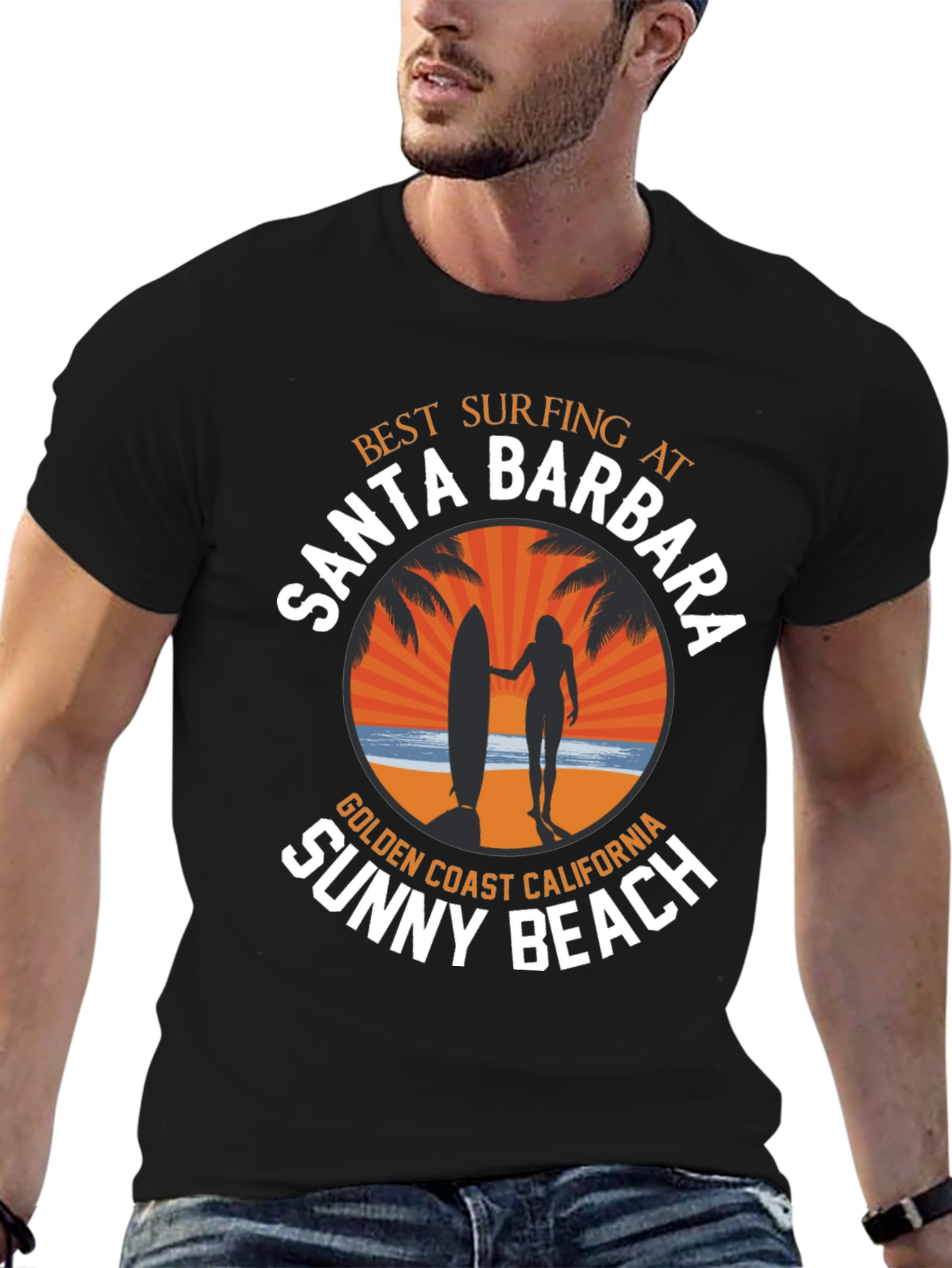 Santa Barbara Surfing T-Shirt