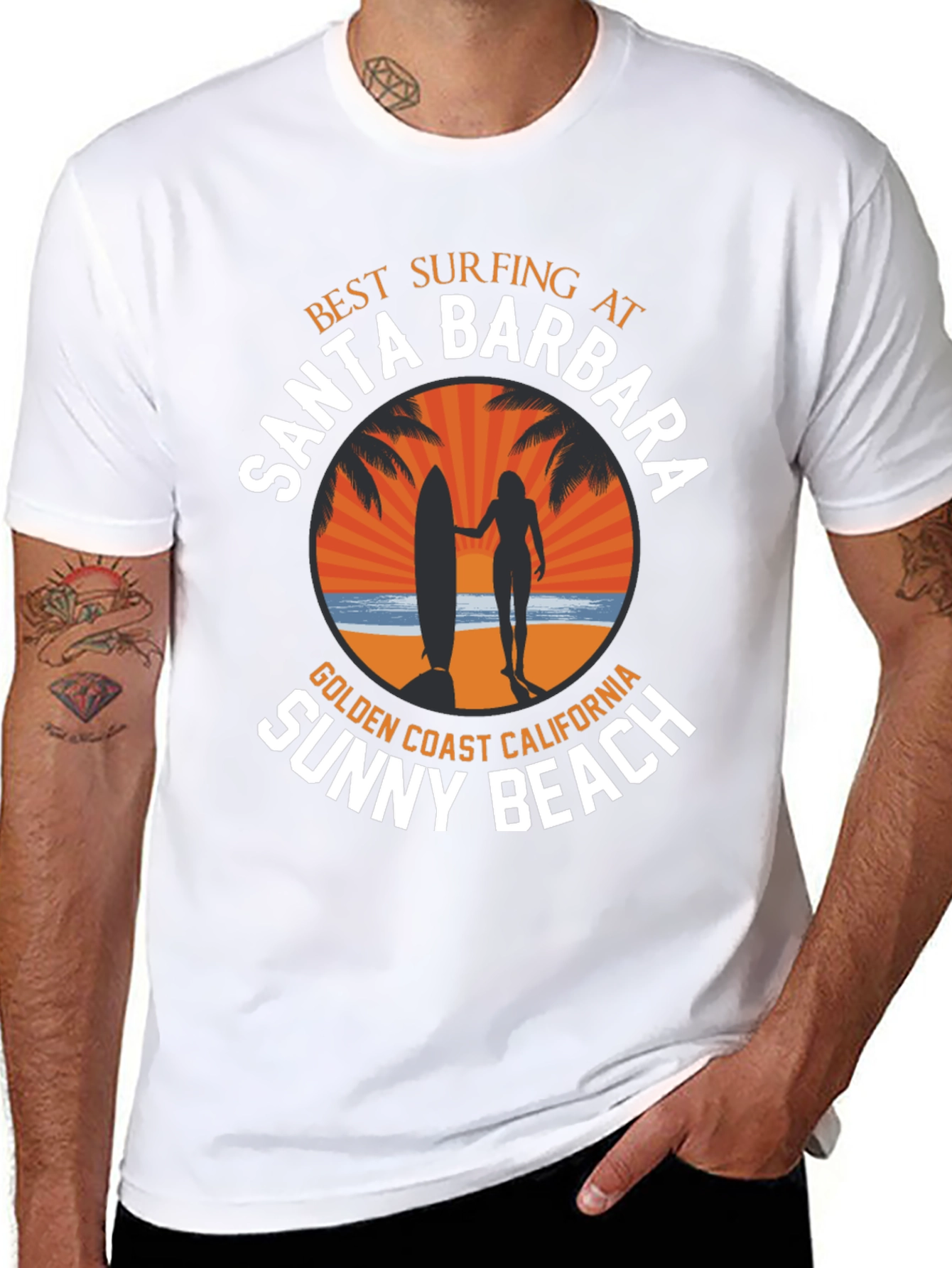 Santa Barbara Surfing T-Shirt